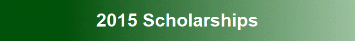 2015 Scholarships